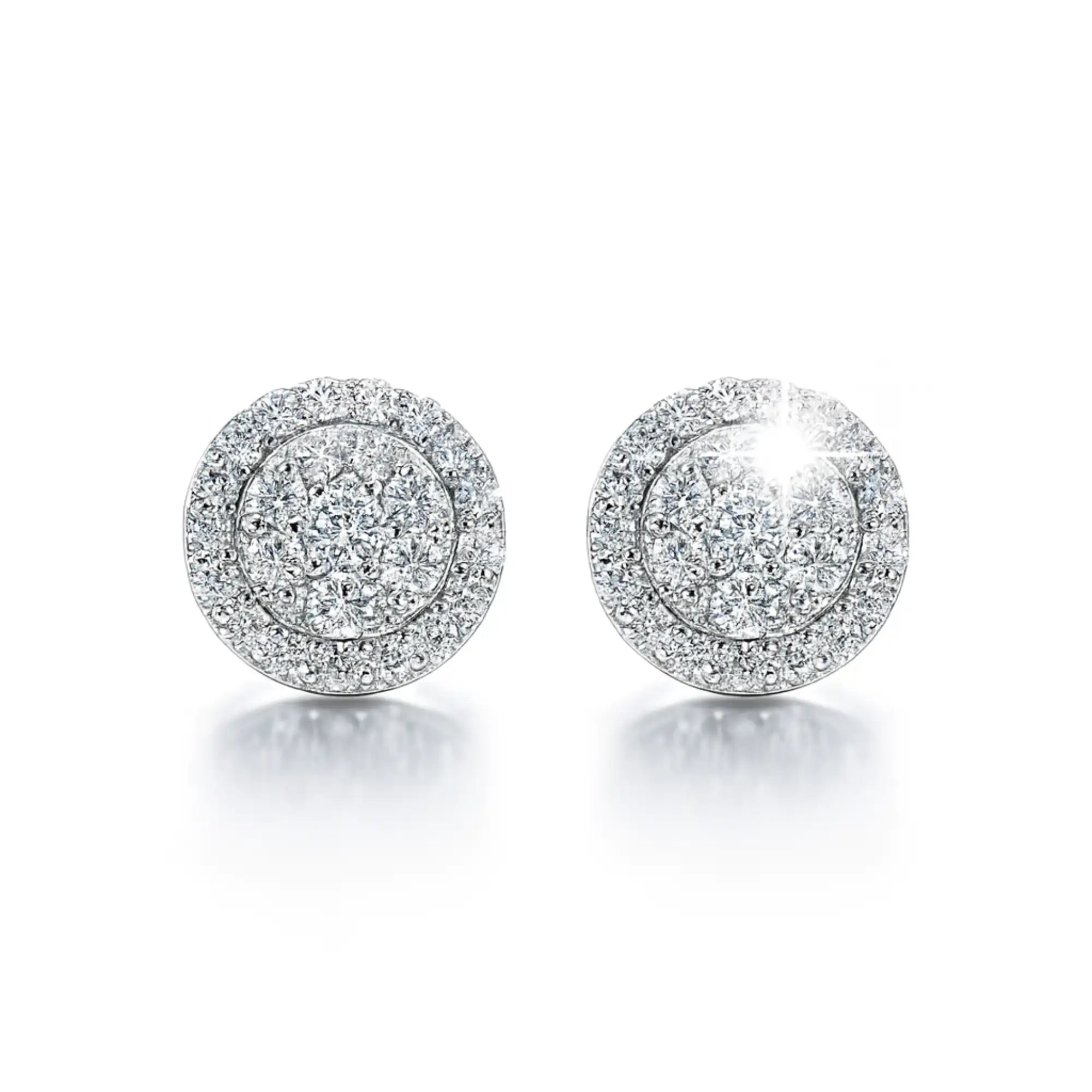 5A CZ Engagement Stud Earrings