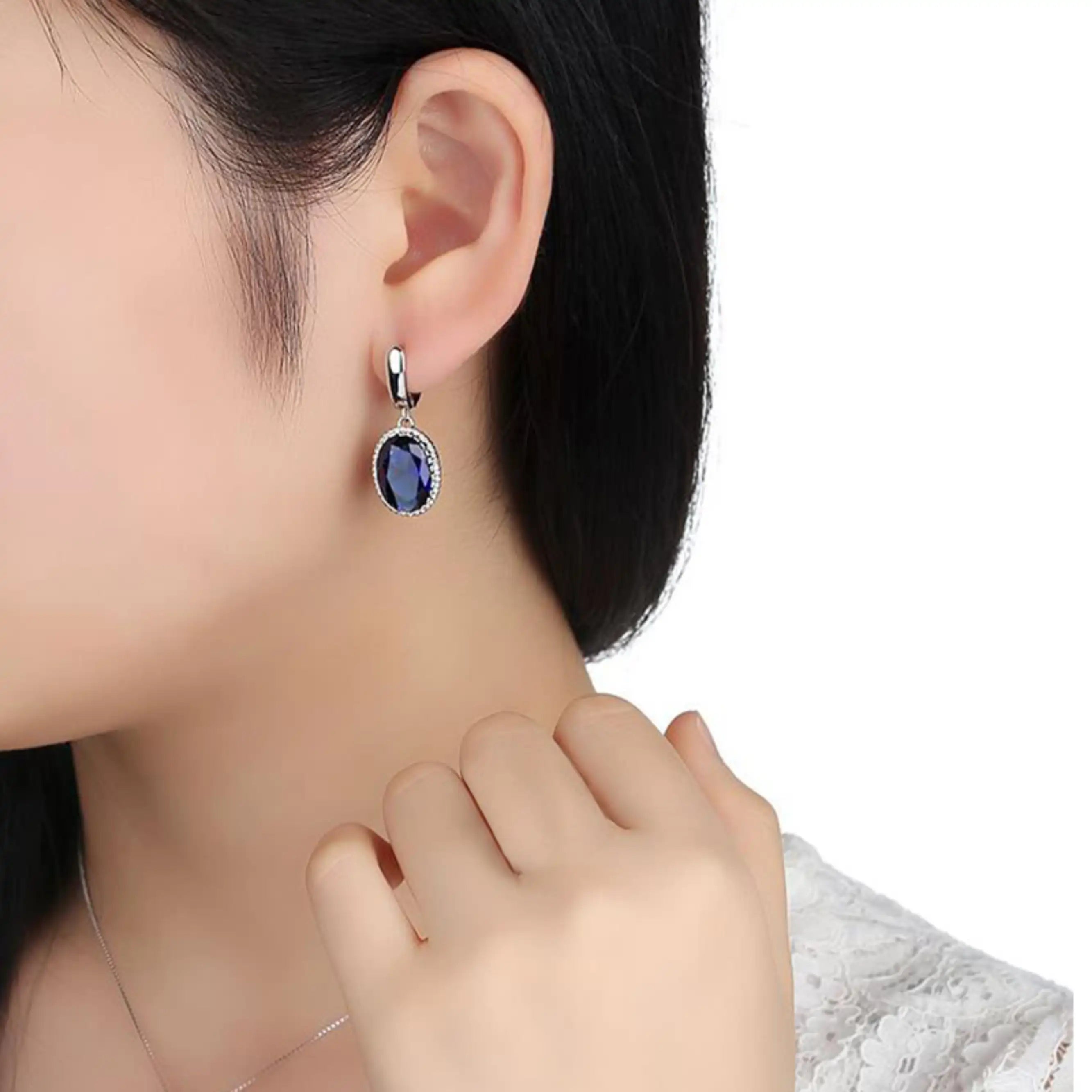 Vintage Crystal Drop Earrings