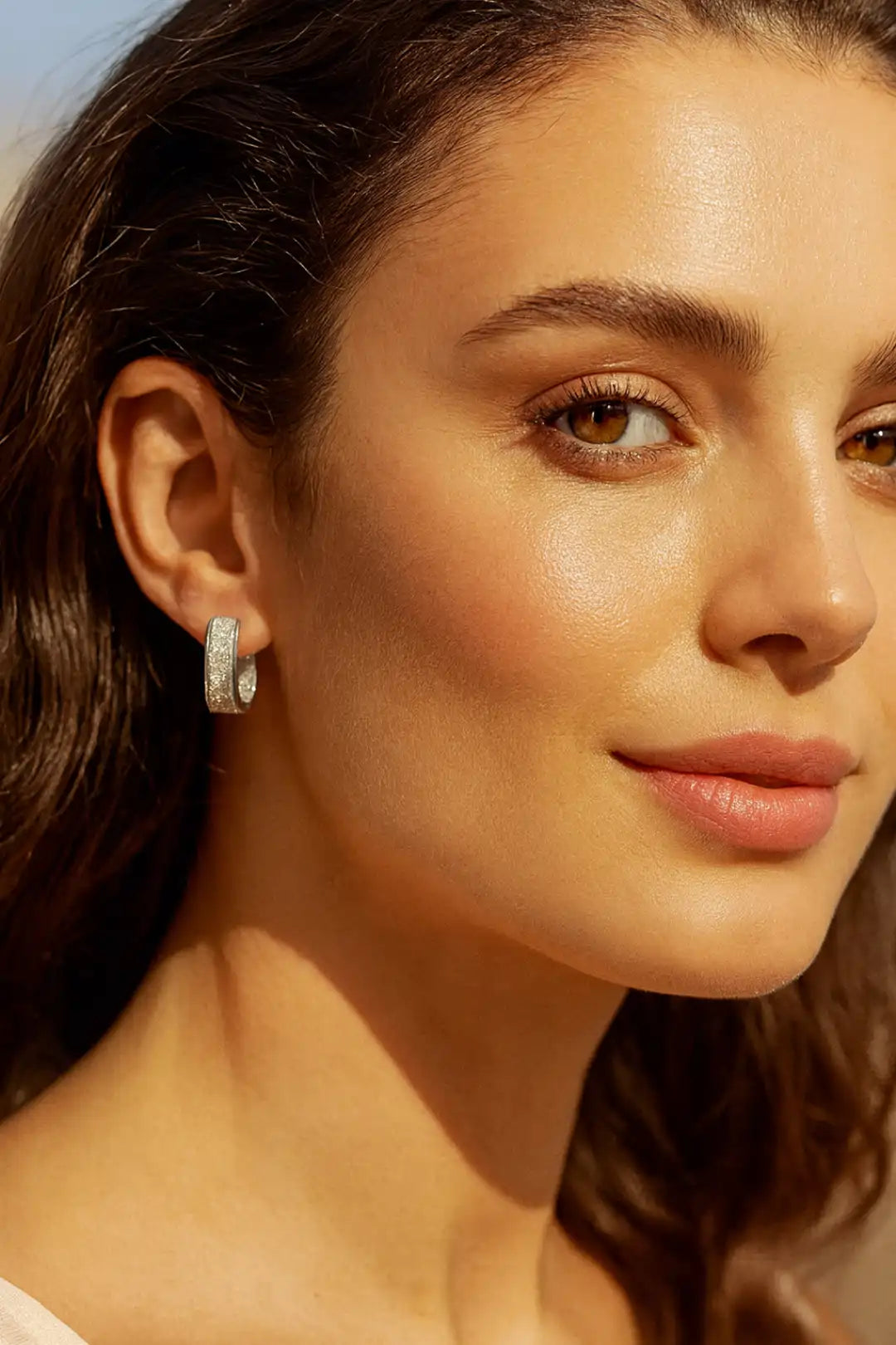 Hip Hop Fashion Paved CZ Hoop Earrings