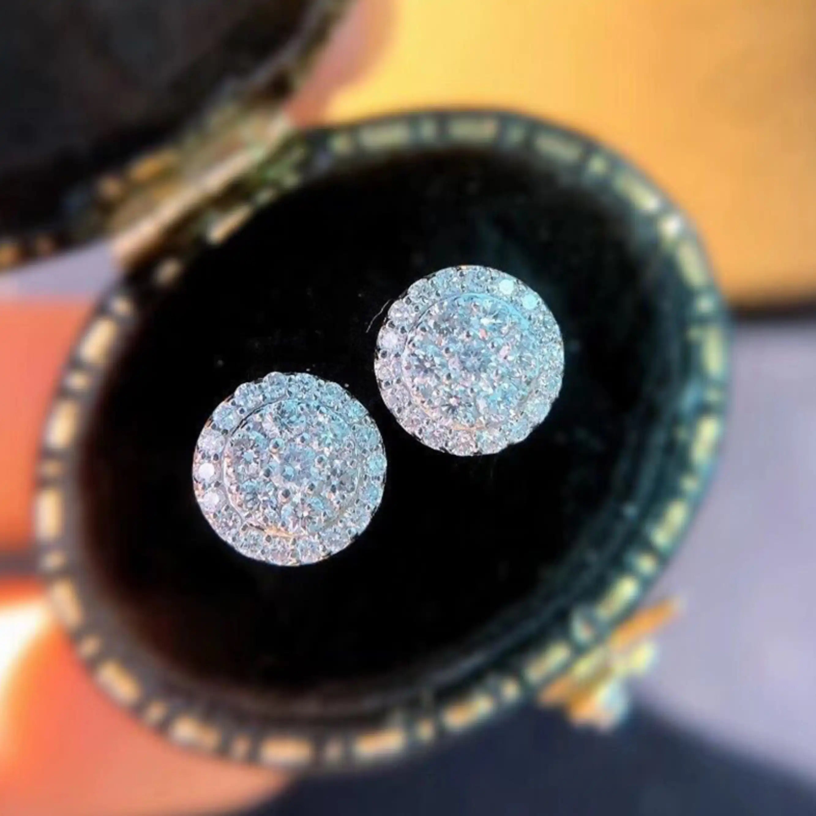 5A CZ Engagement Stud Earrings
