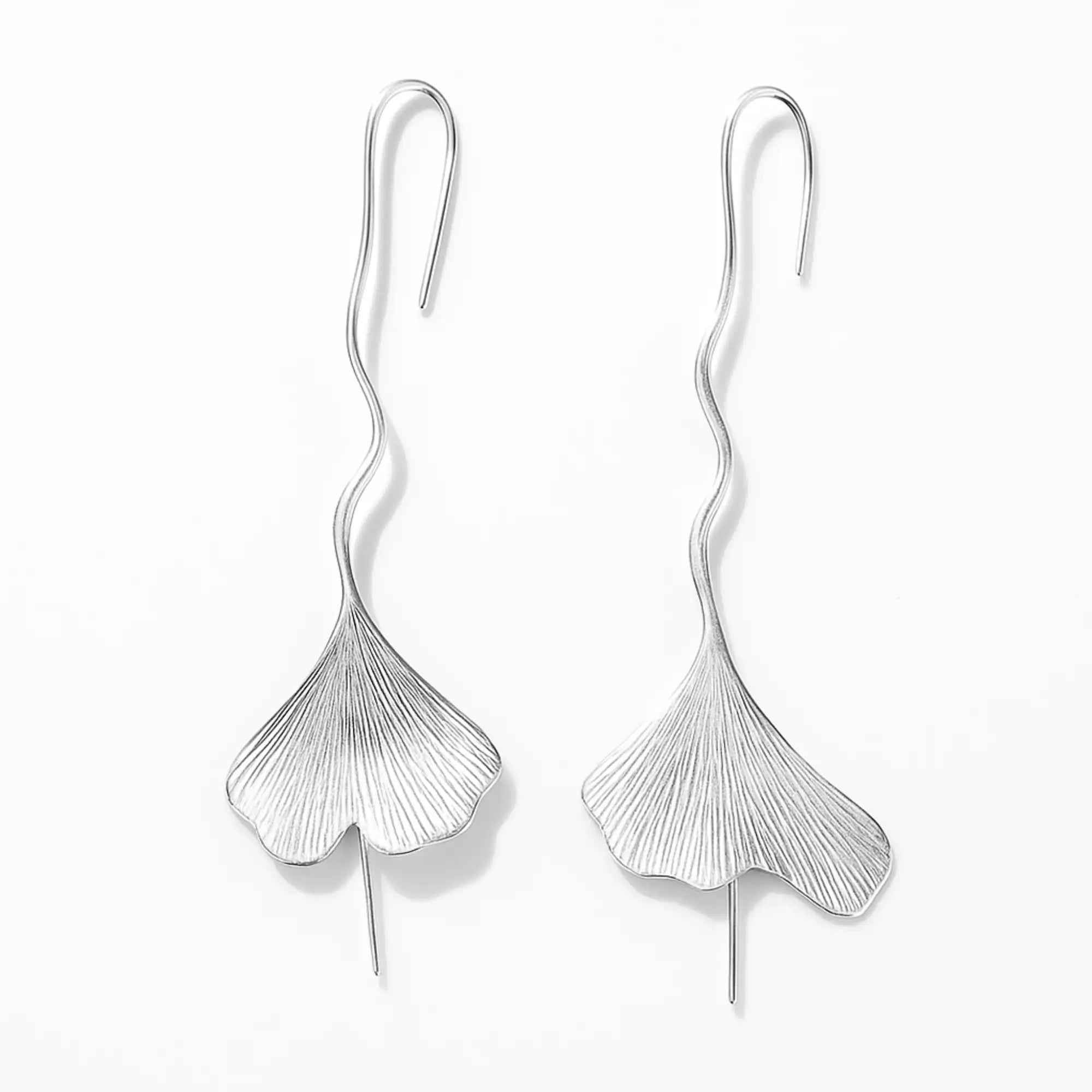 Bohemian Leaf Long Chain Earrings